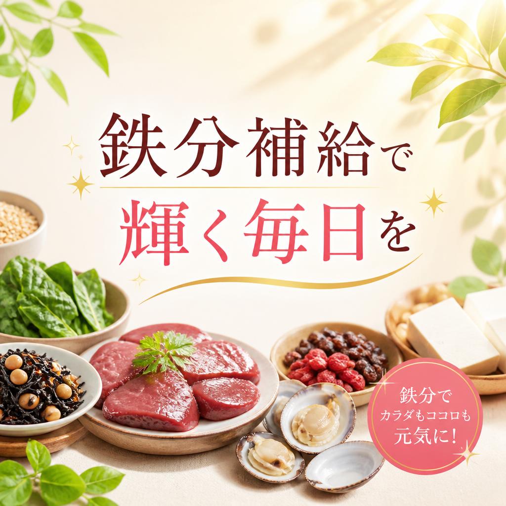 鉄分補給で輝く毎日を