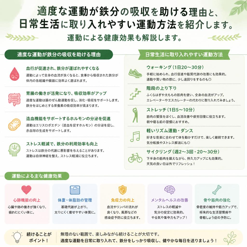 運動で健康をサポートする