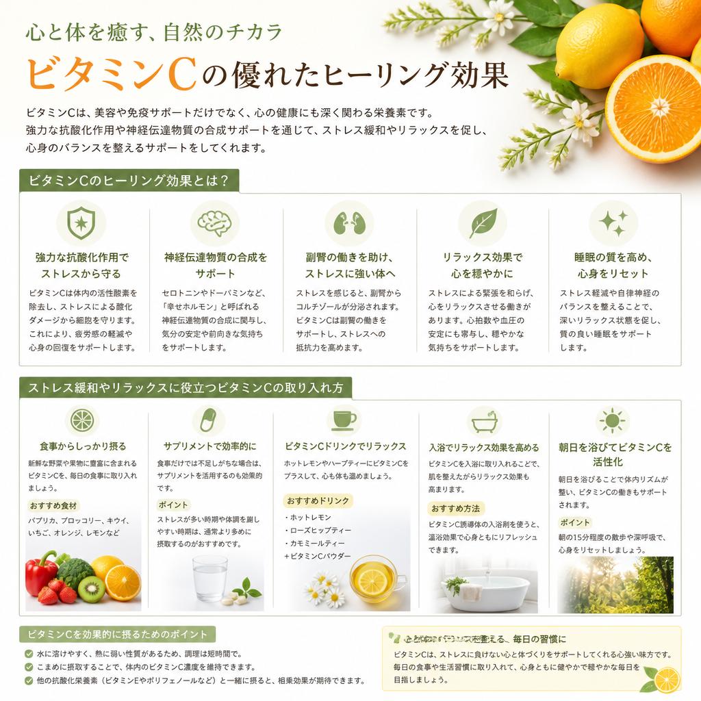 ヒーリングとビタミンC