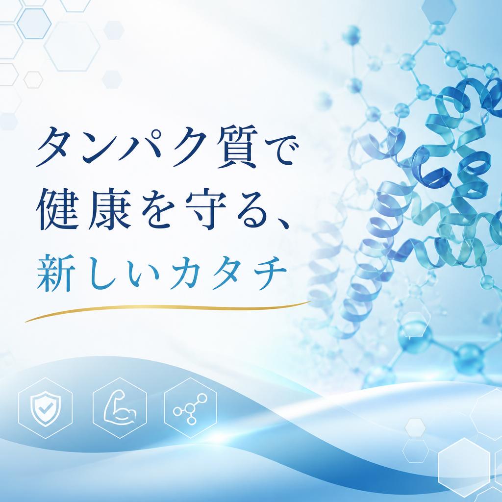 タンパク質で健康を守る、新しいカタチ