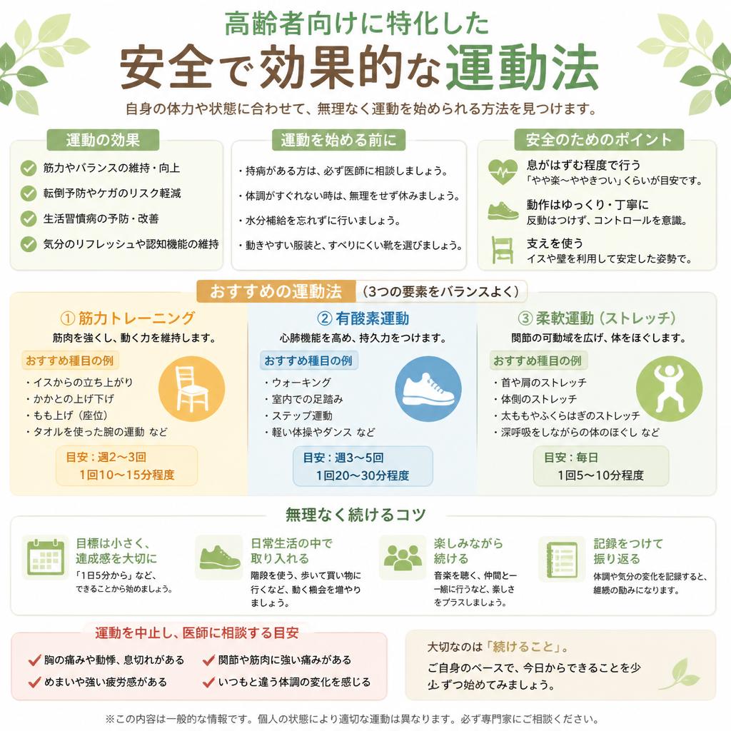 誰でもできる安全な運動法