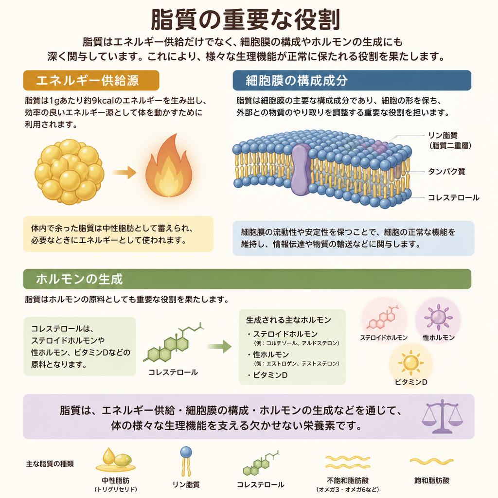 脂質の重要な役割