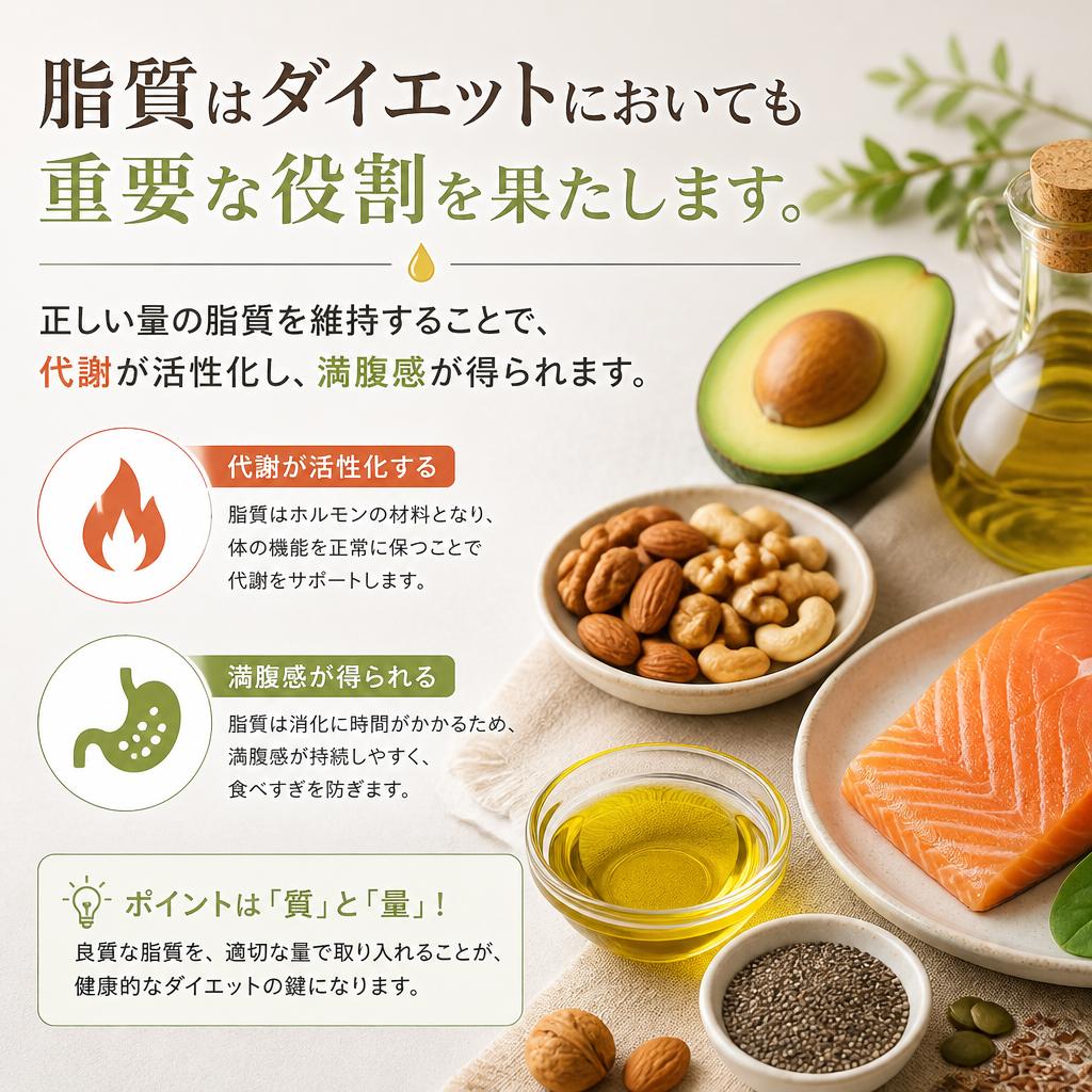 脂質とダイエットの関係