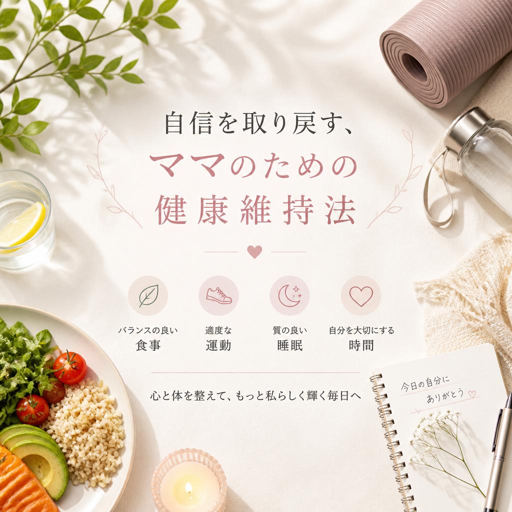 自信を取り戻す、ママのための健康維持法